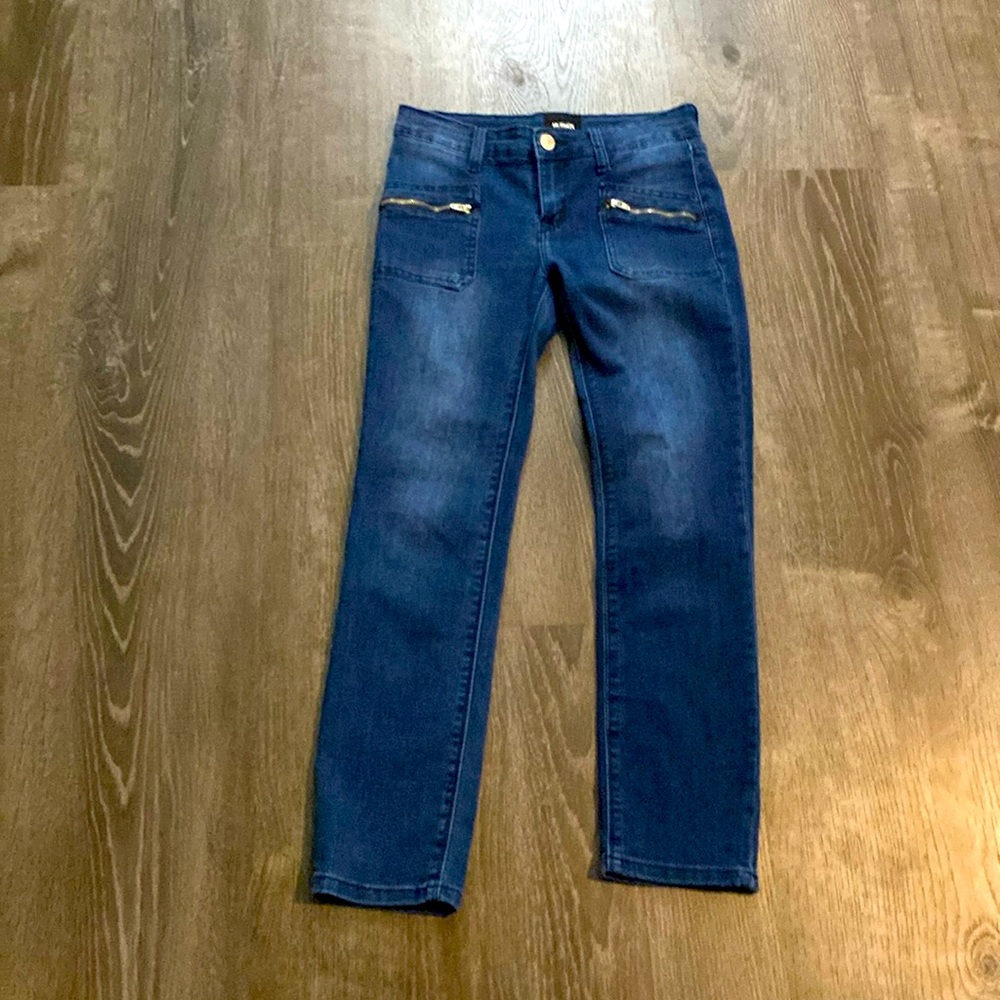 Hudson jeans, size 14, excellent condition, front pockets w/zippers